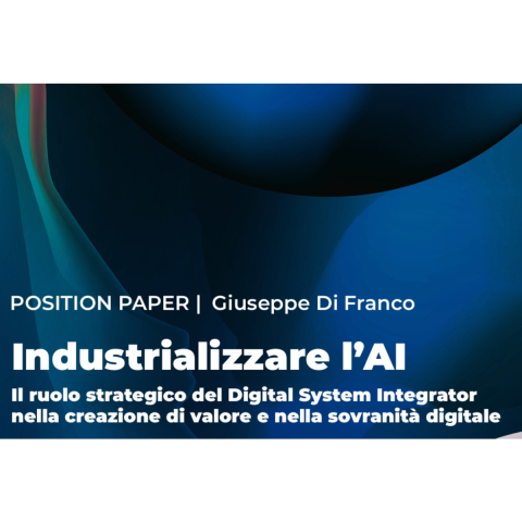 POSITION PAPER Industrializzare l’AI |  Giuseppe Di Franco, CEO Lutech